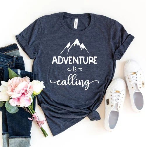 Adventure Is Calling T-shirt - minbolu -