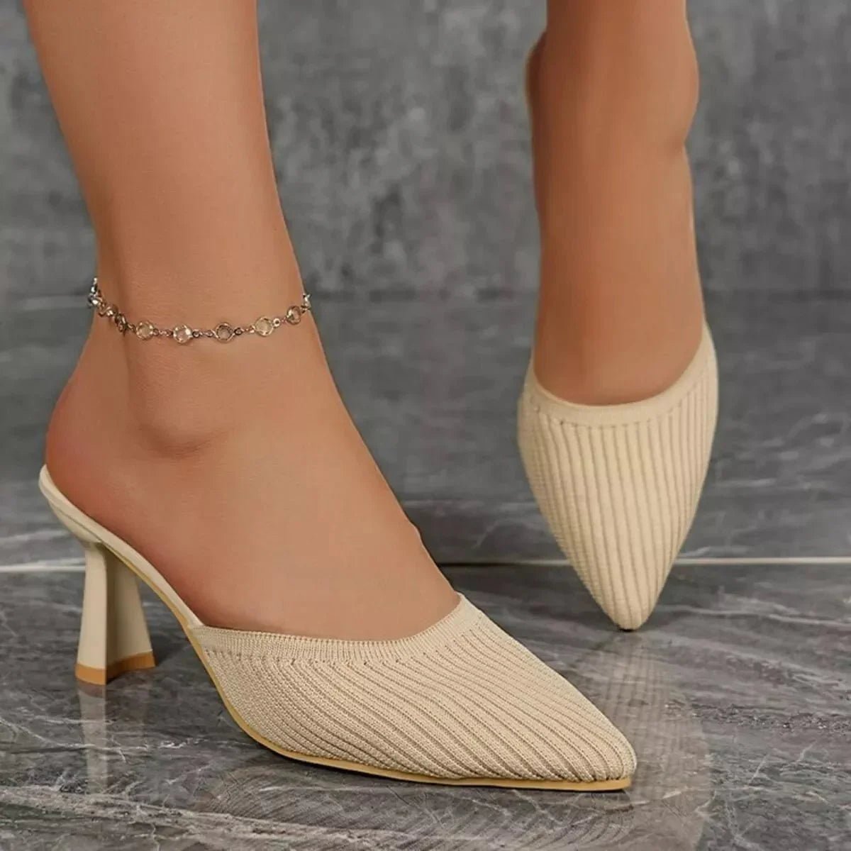 Bohemian Point Toe Block Heel Sandals - Wanderlust Ready Minimalist Flats - minbolu -