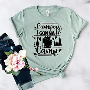 Campers Gonna Camp Shirt - minbolu -
