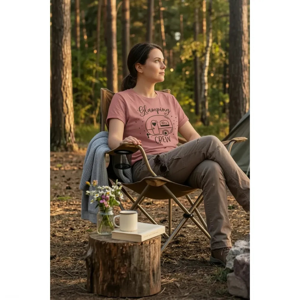 Glamping Crew Camping T-Shirt - Soft Unisex Tee