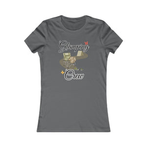 Glamping Crew Camping T-Shirt | Women's Boho Outdoor Tee - minbolu -