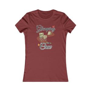 Glamping Crew Camping T-Shirt | Women's Boho Outdoor Tee - minbolu -