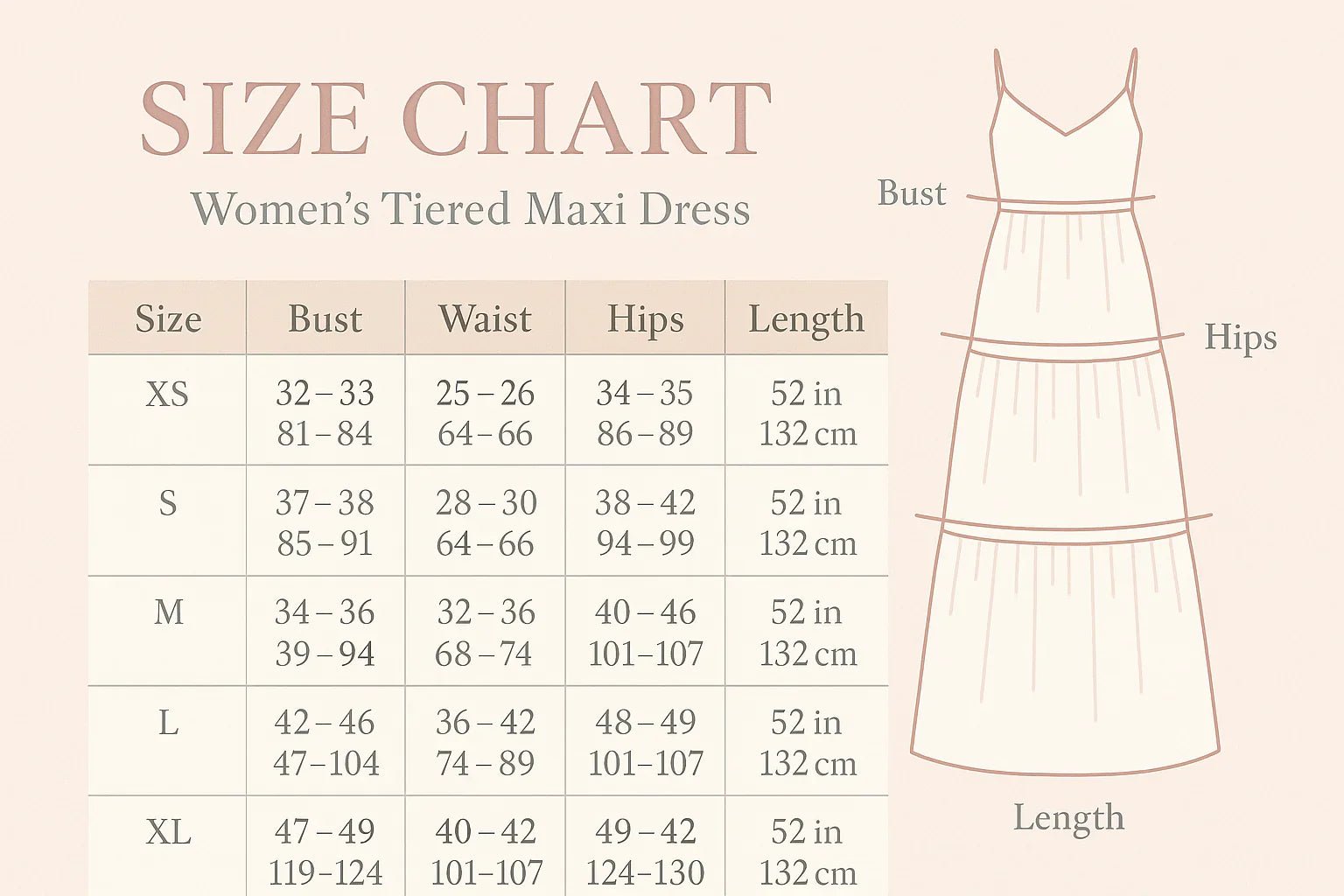 Tiered Maxi Dress - Smocked Polyester Wide Strap Style - minbolu -