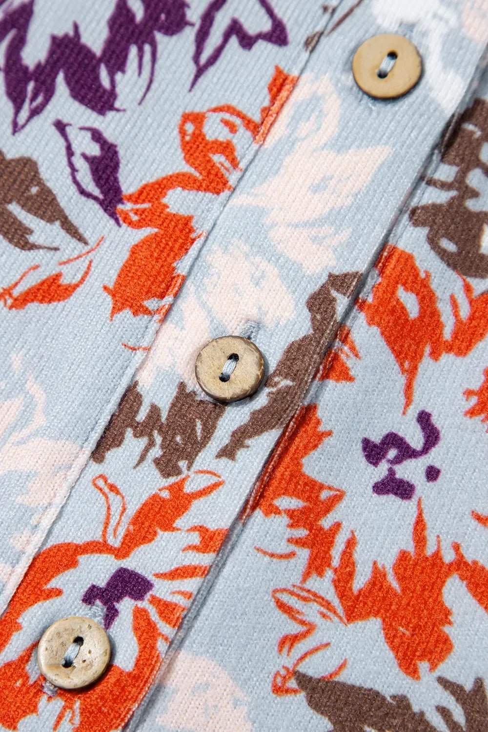 Boho Jumpsuit - Floral Sleeveless Button Front Wide Leg Women's Jumpsuit - minbolu -