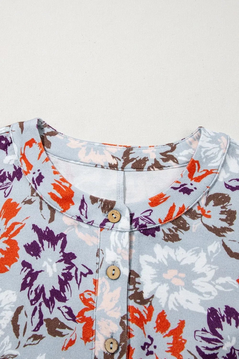 Boho Jumpsuit - Floral Sleeveless Button Front Wide Leg Women's Jumpsuit - minbolu -