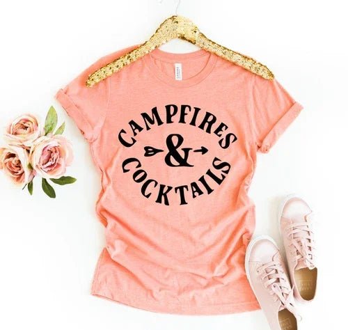 Campfires & Cocktails Shirt - minbolu -