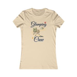 Glamping Crew Camping T-Shirt | Women's Boho Outdoor Tee - minbolu -