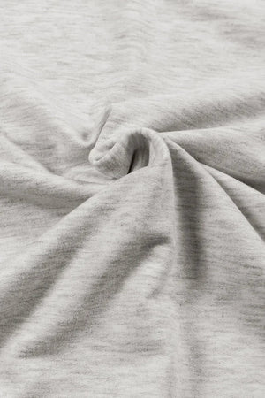 Long Sleeve Blouse - Side Slit High-Low Cowl Neck Style - minbolu -