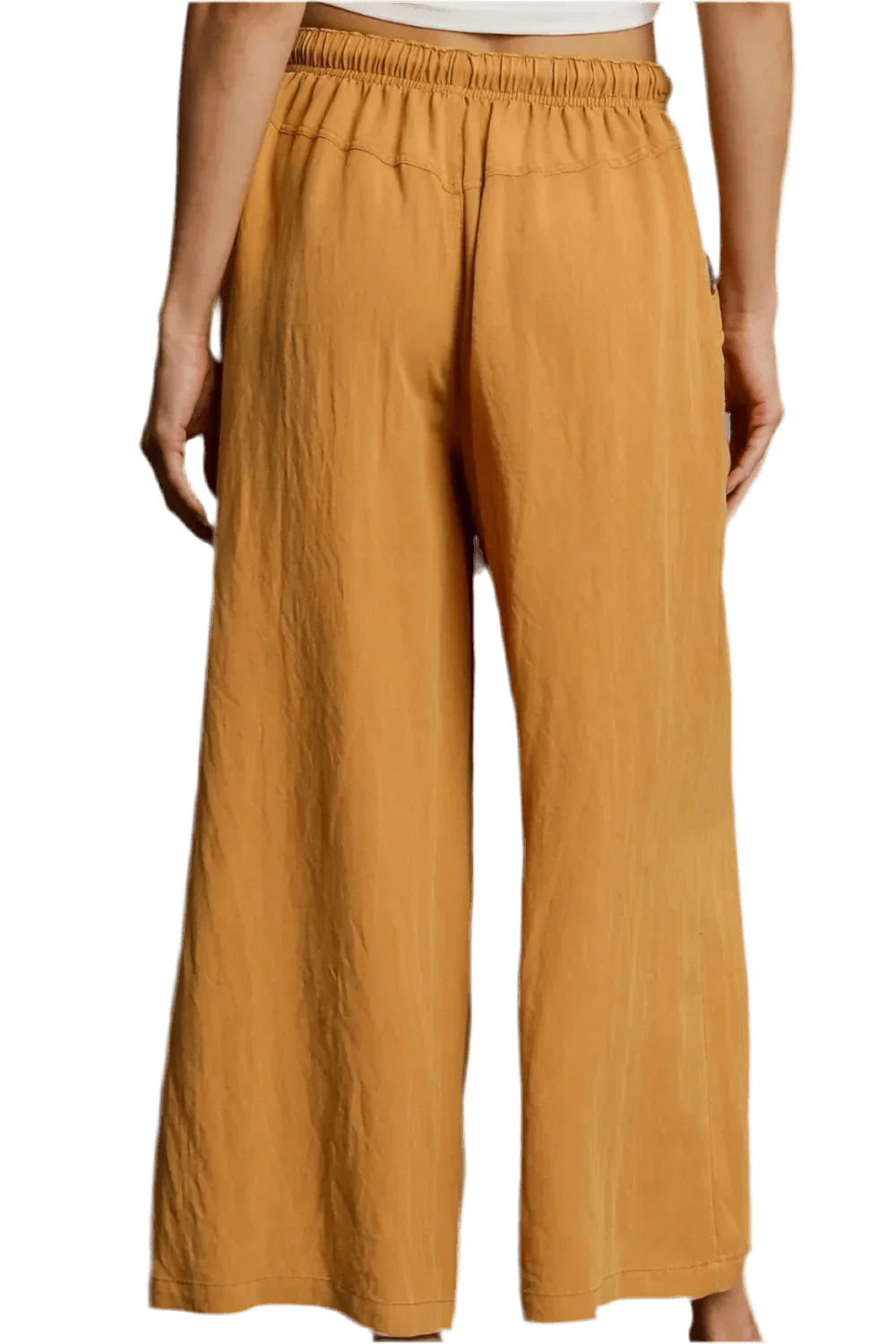 Umgee Wide Leg Rope Drawstring Pants | Plus Size - minbolu -