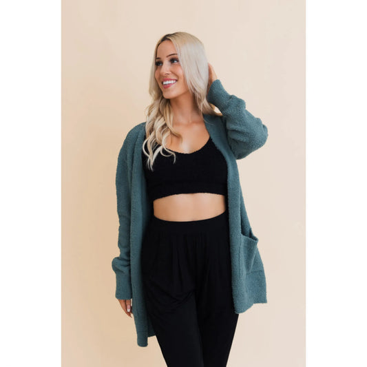 minbolu Snuggle Chic Boucle Bliss Cardigan